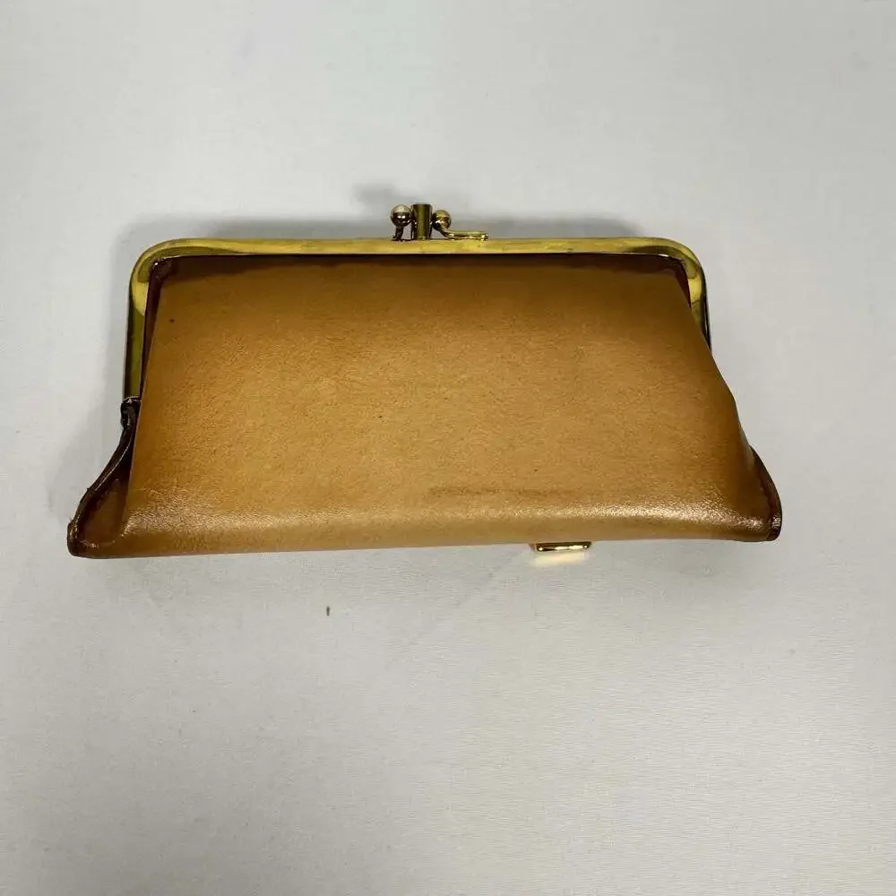 Vintage Justin Leather Goods Tooled Leather Western Saddle Clutch Wallet - Picture 3 of 9